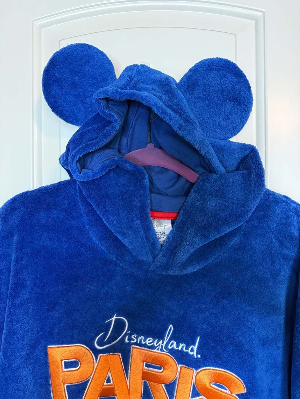 NWT Disney Disneyland Paris Mickey Mouse Size S/M Hoodie Oversized - Picture 4 of 5